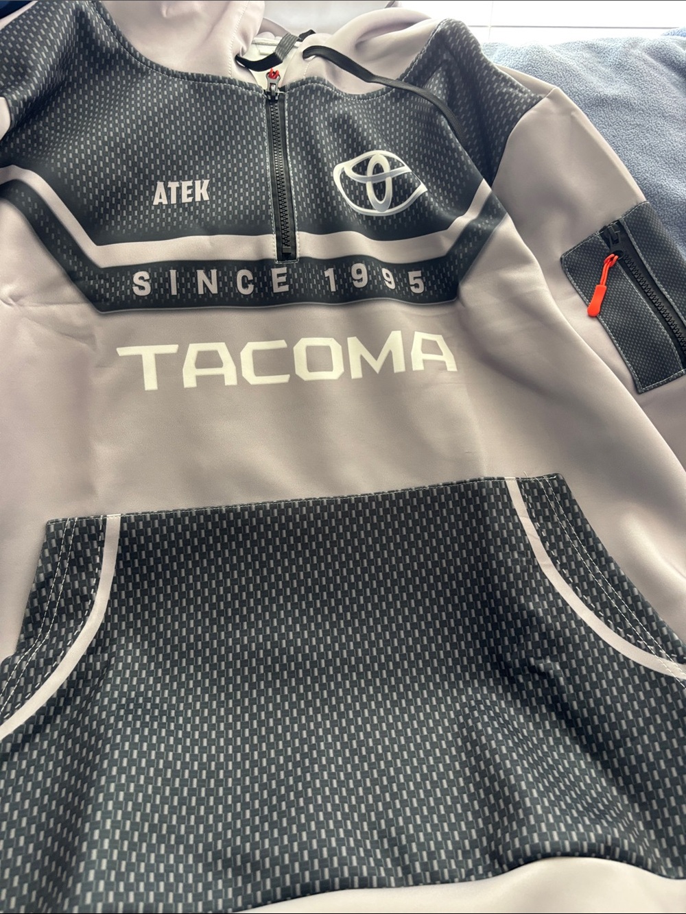 Tacoma Two-Tone Gray Pullover Hoodie